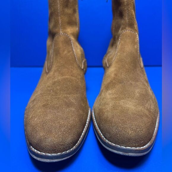 Shoe The Bear Mens Enzo Suede Chelsea Western Ankle Boot in Camel EU41/US8-8.5 - Picture 2 of 9